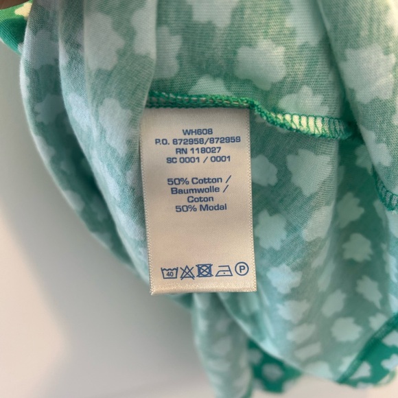 Boden Green White Floral Sleeveless Fit & Flare Knee Length Dress - Picture 5 of 5